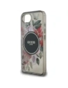Hurtownia GSM - Guess IML Flori MagSafe Apple iPhone 16e negru - GUE4540 - {ean13} - Hurt