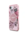 Wholesale Guess IML Flowers MagSafe Apple iPhone 16e pink - GUE4541 - {ean13} - Hurt