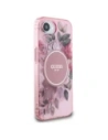 Wholesale Guess IML Flowers MagSafe Apple iPhone 16e pink - GUE4541 - {ean13} - Hurt