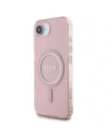 Wholesale Guess IML Glitter Circle MagSafe Apple iPhone 16e pink - GUE4543 - {ean13} - Hurt