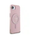 Wholesale Guess IML Glitter Circle MagSafe Apple iPhone 16e pink - GUE4543 - {ean13} - Hurt