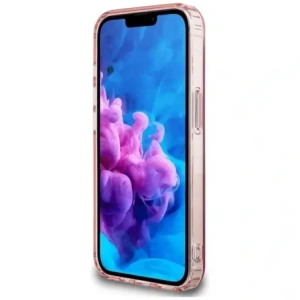 Wholesale Guess IML Glitter Circle MagSafe Apple iPhone 16e pink - GUE4543 - {ean13} - Hurt