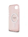 Wholesale Guess IML Glitter Circle MagSafe Apple iPhone 16e pink - GUE4543 - {ean13} - Hurt
