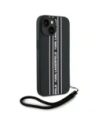 Hurtownia GSM - Karl Lagerfeld Saffiano Athleisure Proužky Cord Apple iPhone 15 černá-růžová - KLD22026 - {ean13} - Hurt