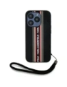 Hurtownia GSM - Karl Lagerfeld Saffiano Athleisure Proužky Cord Apple iPhone 15 Pro černá-červená - KLD22027 - {ean13} - Hurt
