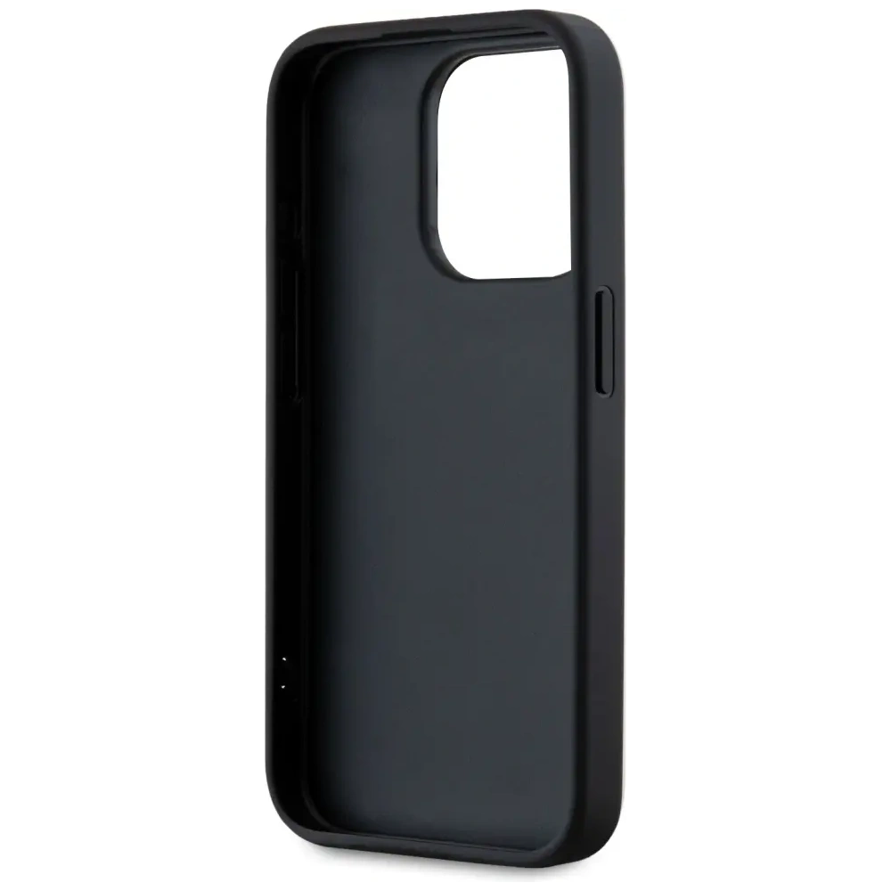 Hurtownia GSM - Karl Lagerfeld Saffiano Athleisure Csíkos Kábel Apple iPhone 15 Pro Max fekete-piros - KLD22029 - {ean13} - Hurt