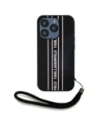 Hurtownia GSM - Karl Lagerfeld Saffiano Athleisure Stripes Cord Apple iPhone 15 Pro Max negru-roz - KLD22030 - {ean13} - Hurt