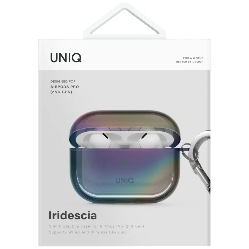 Hurtownia GSM - UNIQ Iridescia Apple AirPods Pro 2 Hülle Mitternachtsquarz - UNIQ1533 - {ean13} - Hurt
