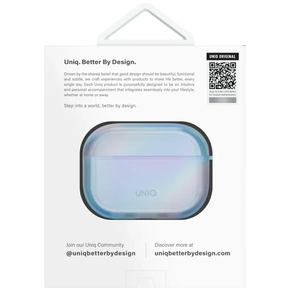 Hurtownia GSM - UNIQ Iridescia Apple AirPods Pro 2 Hordtáska kék - UNIQ1534 - {ean13} - Hurt