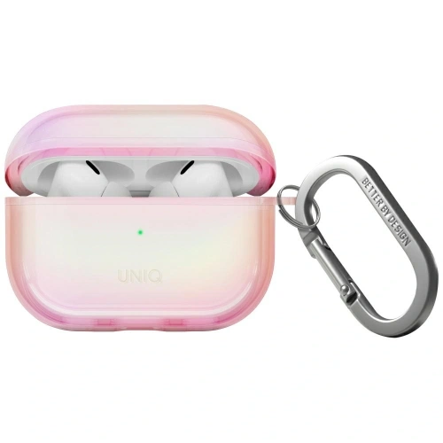 Etui UNIQ Iridescia do Apple AirPods Pro 2 Hang Case pink prism