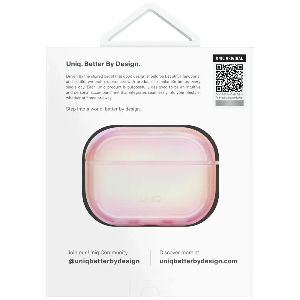 Hurtownia GSM - UNIQ Iridescia Apple AirPods Pro 2 Hordtáska rózsaszín prizma - UNIQ1535 - {ean13} - Hurt