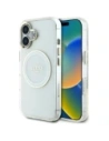 Hurtownia GSM - Tippelj IML Fém Színű Kör Klasszikus Logó MagSafe Apple iPhone 16 fehér - GUE4544 - {ean13} - Hurt