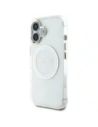 Hurtownia GSM - Guess IML Metal Colorat Cerc Logo Clasic MagSafe Apple iPhone 16 alb - GUE4544 - {ean13} - Hurt