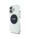 Wholesale Guess IML Metal Colored Circle Classic Logo MagSafe Apple iPhone 16 black - GUE4545 - {ean13} - Hurt