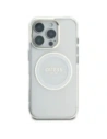 Wholesale Guess IML Metal Colored Circle Classic Logo MagSafe Apple iPhone 16 Pro white - GUE4546 - {ean13} - Hurt