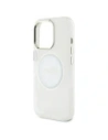Wholesale Guess IML Metal Colored Circle Classic Logo MagSafe Apple iPhone 16 Pro white - GUE4546 - {ean13} - Hurt