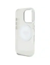 Wholesale Guess IML Metal Colored Circle Classic Logo MagSafe Apple iPhone 16 Pro white - GUE4546 - {ean13} - Hurt