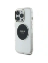 Hurtownia GSM - Guess IML Metal Colorat Cerc Logo Clasic MagSafe Apple iPhone 16 Pro negru - GUE4547 - {ean13} - Hurt