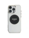 Hurtownia GSM - Guess IML Metal Colorat Cerc Logo Clasic MagSafe Apple iPhone 16 Pro negru - GUE4547 - {ean13} - Hurt
