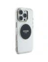 Hurtownia GSM - Guess IML Metal Colorat Cerc Logo Clasic MagSafe Apple iPhone 16 Pro negru - GUE4547 - {ean13} - Hurt