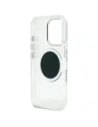 Wholesale Guess IML Metal Colored Circle Classic Logo MagSafe Apple iPhone 16 Pro black - GUE4547 - {ean13} - Hurt