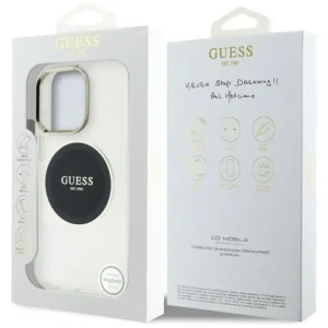 Hurtownia GSM - Hádej IML Metal Barevný Kruh Klasické Logo MagSafe Apple iPhone 16 Pro černý - GUE4547 - {ean13} - Hurt