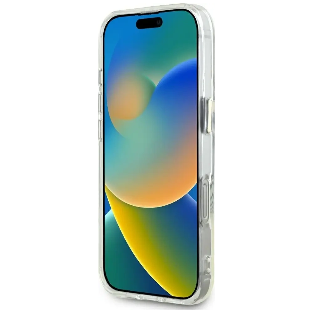 Hurtownia GSM - Guess IML Metallfarbener Kreis Klassisches Logo MagSafe Apple iPhone 16 Pro Max weiß - GUE4548 - {ean13} - Hurt