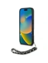 Hurtownia GSM - Karl Lagerfeld Saffiano Crystals s řetězem Apple iPhone 16 černý - KLD22031 - {ean13} - Hurt