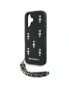 Hurtownia GSM - Etui Karl Lagerfeld Saffiano Crystals w/Chain do Apple iPhone 16 czarny - KLD22031 - {ean13} - Hurt