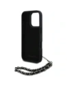 Hurtownia GSM - Karl Lagerfeld Saffiano Crystals cu Lanț Apple iPhone 16 Pro Max negru - KLD22033 - {ean13} - Hurt