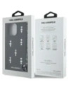 Hurtownia GSM - Karl Lagerfeld Saffiano Crystals cu Lanț Apple iPhone 16 Pro Max negru - KLD22033 - {ean13} - Hurt