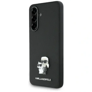 Wholesale Karl Lagerfeld Saffiano w/ K&C Metal Logo Samsung Galaxy A36 black - KLD22034 - {ean13} - Hurt