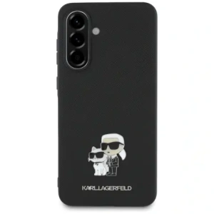 Wholesale Karl Lagerfeld Saffiano w/ K&C Metal Logo Samsung Galaxy A36 black - KLD22034 - {ean13} - Hurt