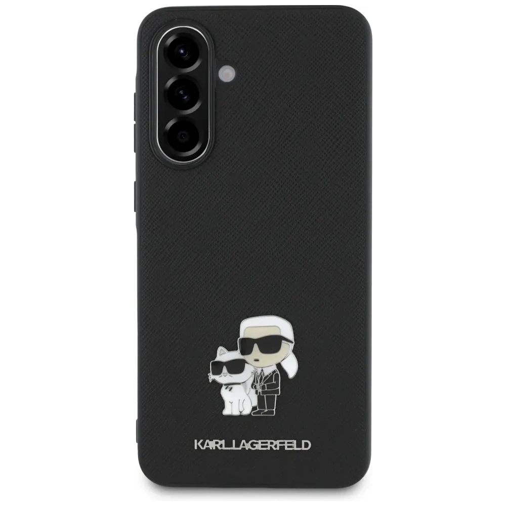 Hurtownia GSM - Karl Lagerfeld Saffiano w/ K&C fém logó Samsung Galaxy A56 fekete - KLD22035 - {ean13} - Hurt