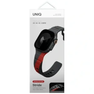 Hurtownia GSM - UNIQ Stride De Rubber Strap Apple Watch 6/7/8/9/10/SE/Ultra 1/2 44/45/46/49mm antracitový - UNIQ1541 - {ean13} - Hurt