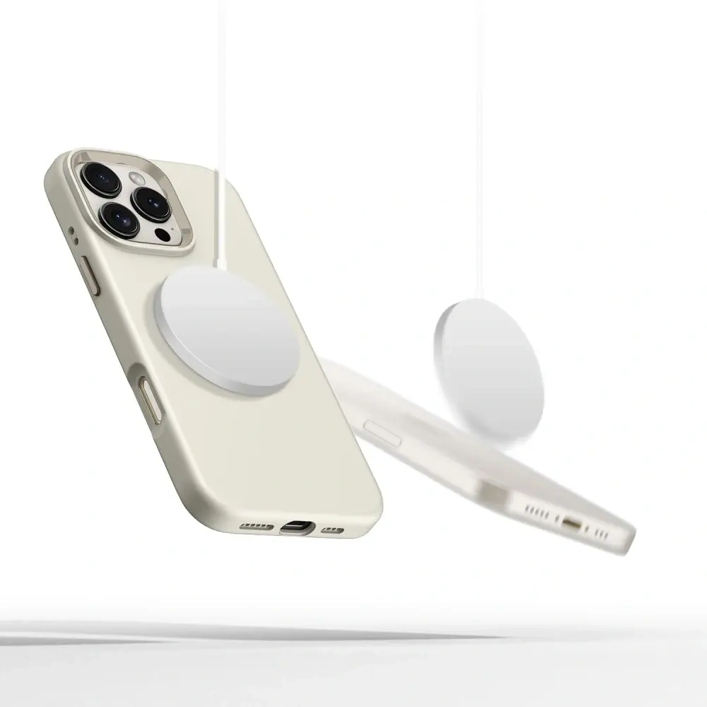Hurtownia GSM - Etui Tech-Protect Silicone Pure MagSafe Apple iPhone 16 Pro Cosmic Latte - OT-884 - {ean13} - Hurt