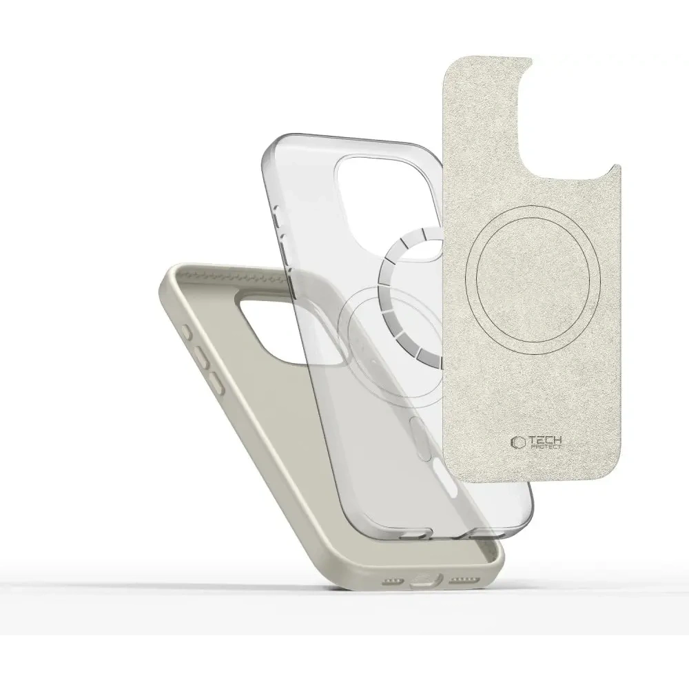 Hurtownia GSM - Etui Tech-Protect Silicone Pure MagSafe Apple iPhone 16 Pro Cosmic Latte - OT-884 - {ean13} - Hurt