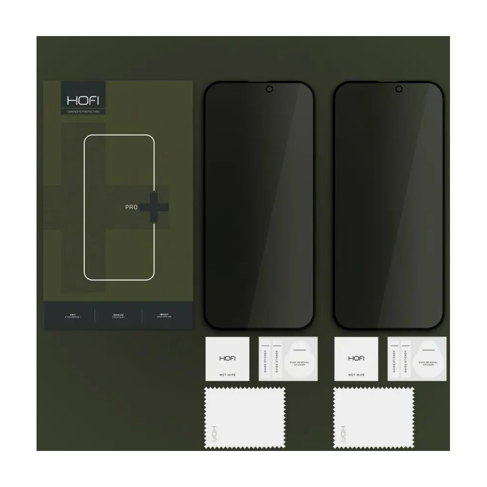 Hurtownia GSM - [CR] Szkło prywatyzujące Hofi Anti Spy Glass Pro+ Apple iPhone 16 Pro Privacy - OT-885 - {ean13} - Hurt