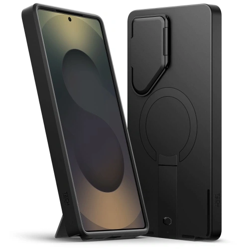 Etui Tech-Protect Kevlar Aura MagSafe Samsung Galaxy S25 Ultra Black/orange