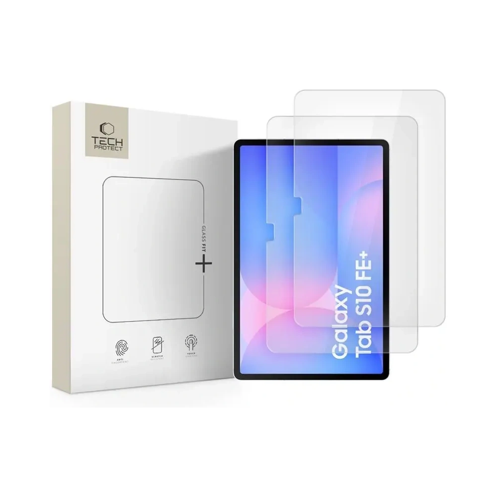 Wholesale Tech-Protect Glass Fit+ Samsung Galaxy Tab S10 FE+ Plus 13.1 X620 / X626b Clear [2 PACK] - THP4136 - {ean13} - Hurt