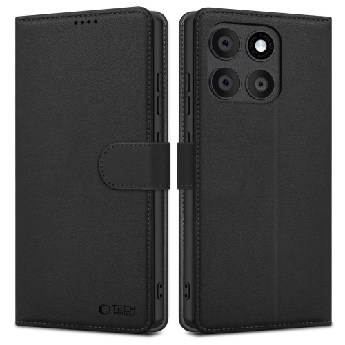 Etui z klapką Tech-Protect Wallet Motorola Edge 60 Fusion / Edge 60 Black