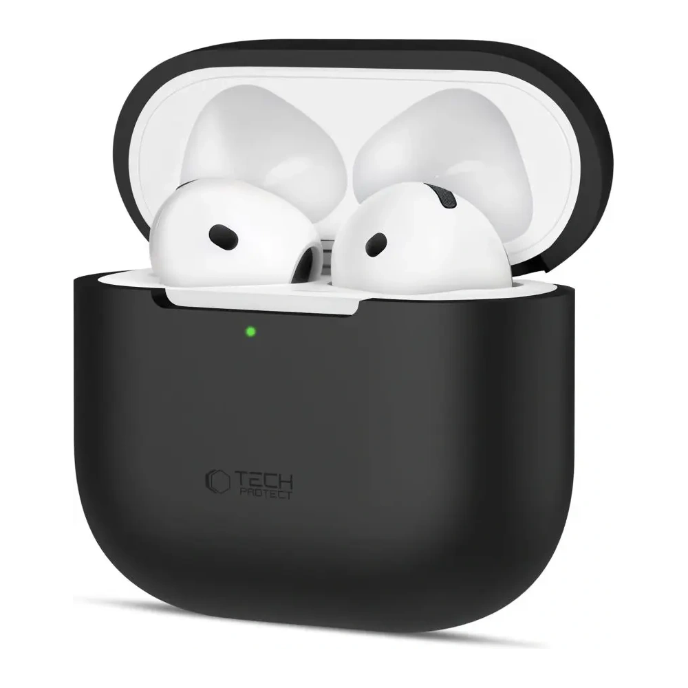 Hurtownia GSM - Tech-Protect silikonové pouzdro pro Apple AirPods 4 černé - THP4140 - {ean13} - Hurt
