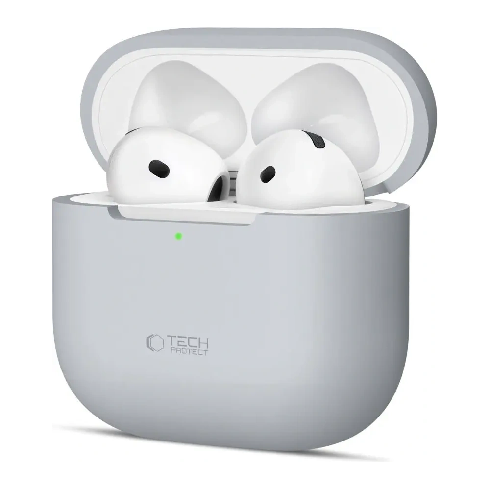 Wholesale Tech-Protect Silicone Apple AirPods 4 Crayon Grey - THP4142 - {ean13} - Hurt