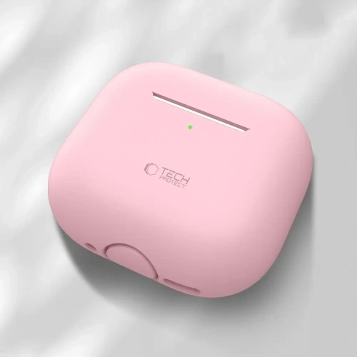 Etui Tech-Protect Silicone Apple AirPods 4 Dusty Pink