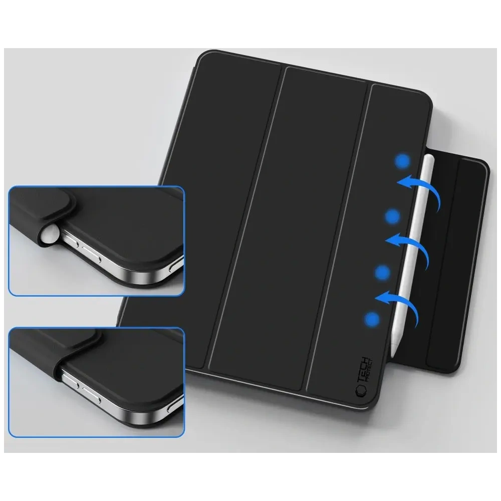 Hurtownia GSM - Tech-Protect Smartcase Magnetisch für Apple iPad 10,9" 2022 / 11" 2025 Schwarz - THP4145 - {ean13} - Hurt