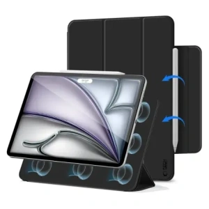 Hurtownia GSM - Tech-Protect Smartcase Magnetisch für Apple iPad Air 13" 2024 / 13" 2025 Klar [2 PACK] Schwarz - THP4146 - {ean13} - Hurt