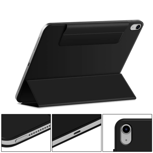 Etui Tech-Protect Smartcase Magnetic Apple iPad Air 13" 2024 (6. generacji) / 13" 2025 (7. generacji) Clear [2 PACK] Black