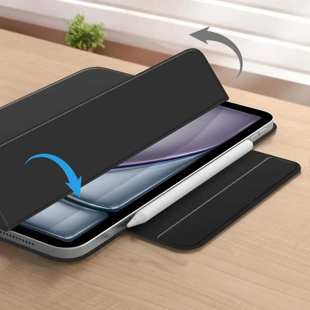 Hurtownia GSM - Etui Tech-Protect Smartcase Magnetic Apple iPad Air 13" 2024 (6. generacji) / 13" 2025 (7. generacji) Clear [2 PACK] Black - THP4146 - {ean13} - Hurt