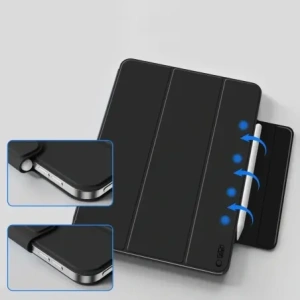 Hurtownia GSM - Tech-Protect Smartcase Magnetický Apple iPad Air 13" 2024 / 13" 2025 Čirý [2 BALENÍ] Černý - THP4146 - {ean13} - Hurt