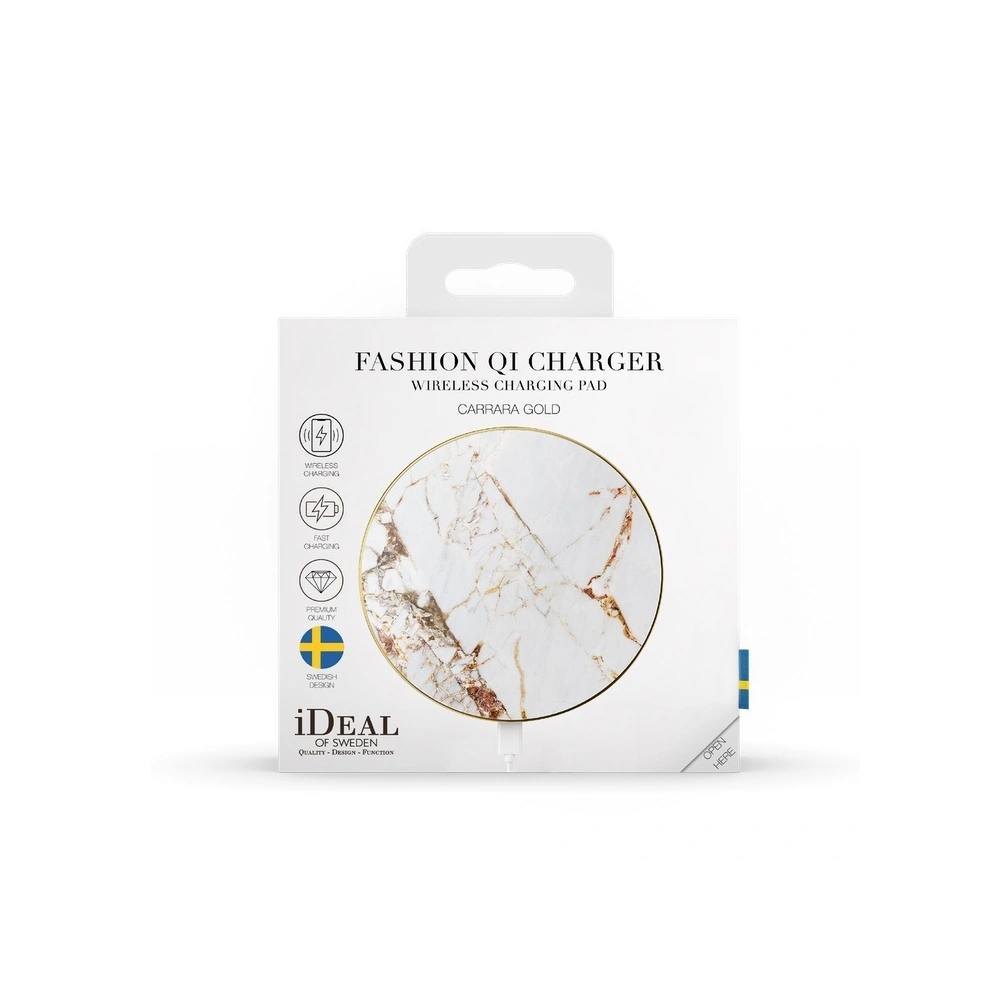 Wholesale iDeal of Sweden Qi Wireless Charger (carrara gold) - IDS052CARGLD - {ean13} - Hurt